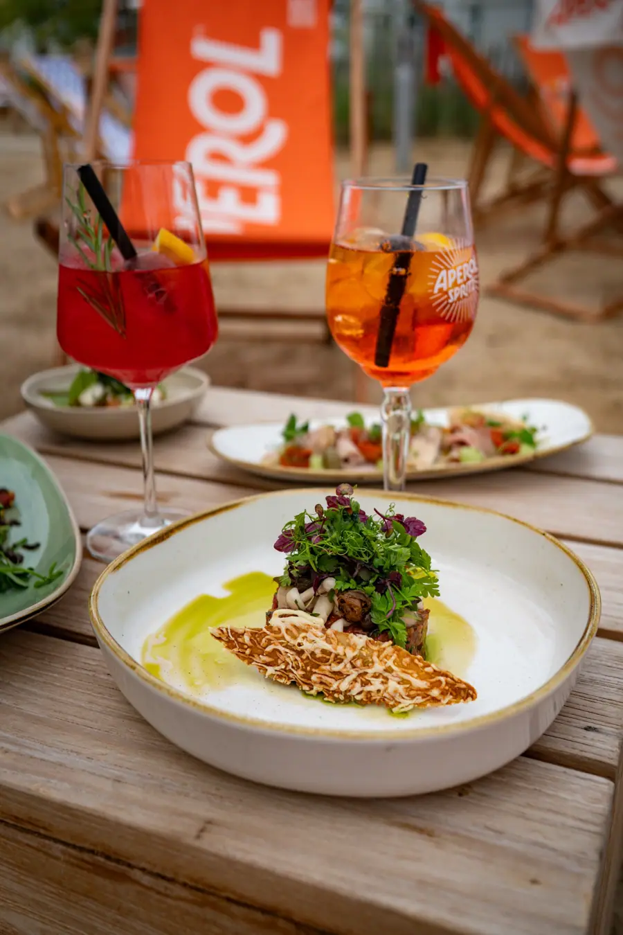 Beef Tatar mit Spritz